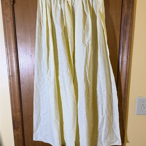 American Vintage Blue and Cream Floral Skirt Set with Apron - Picture 11 of 11